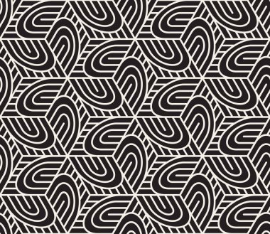 Vektör kusursuz desen. Modern stil soyut doku. Tekrarlanan geometrik fayanslar 