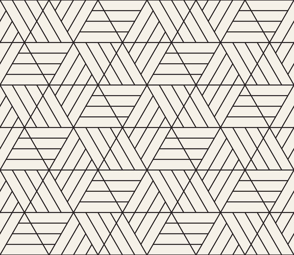 Векторный бесшовный шаблон. Современная стильная абстрактная текстура. Повторяющиеся геометрические плитки 