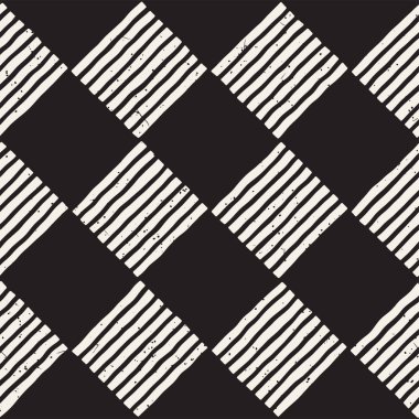 Elle çizilmiş sorunsuz yinelenen desen denetleyicisi ile döşeme hatları. Grungy freehand arka plan dokusu.