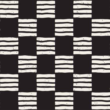 Elle çizilmiş sorunsuz yinelenen desen denetleyicisi ile döşeme hatları. Grungy freehand arka plan dokusu.