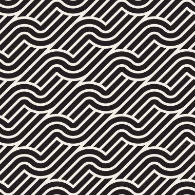 Vektör kusursuz desen. Modern stil soyut doku. Geometrik fayans tekrarlanıyor