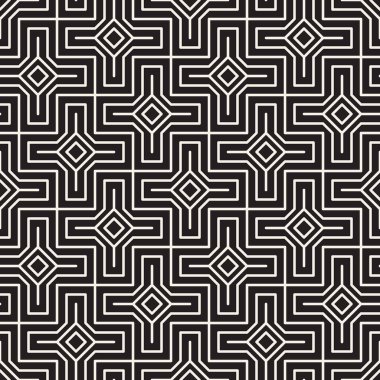 Vektör kusursuz desen. Modern stil soyut doku. Geometrik fayans tekrarlanıyor