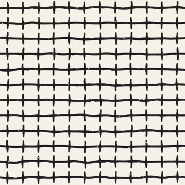 Elle çizilmiş stil etnik seamless modeli. Siyah ve beyaz soyut grungy geometrik arka plan.