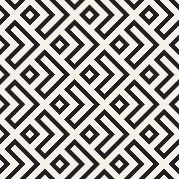 Şık çizgiler kafes. Etnik tek renkli doku. Geometrik arka plan tasarlamak. Vektör seamless modeli.