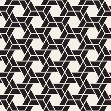 Vektör kesintisiz çizgiler mozaik desen. Modern şık soyut doku. Geometrik fayans yinelenen