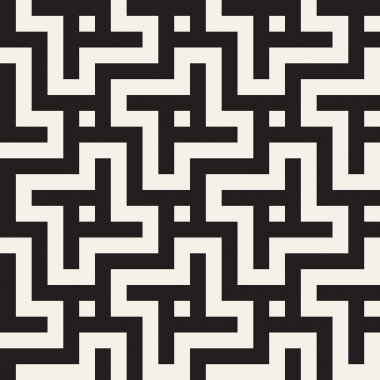 Vektör kusursuz desen. Modern stil soyut doku. Tekrarlanan geometrik fayanslar