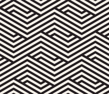 Vektör kusursuz desen. Modern stil soyut doku. Tekrarlanan geometrik fayanslar 