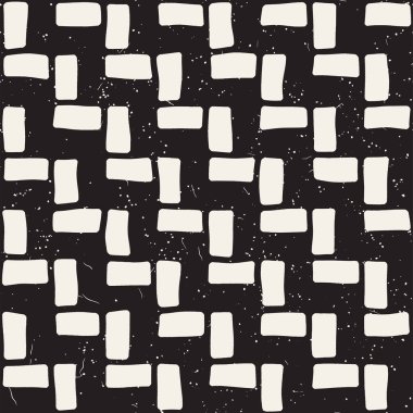 Elle çizilmiş sorunsuz yinelenen desen fayans hatları ile. Grungy freehand arka plan dokusu.