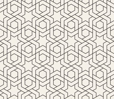 Vektör kusursuz desen. Modern stil soyut doku. Tekrarlanan geometrik fayanslar