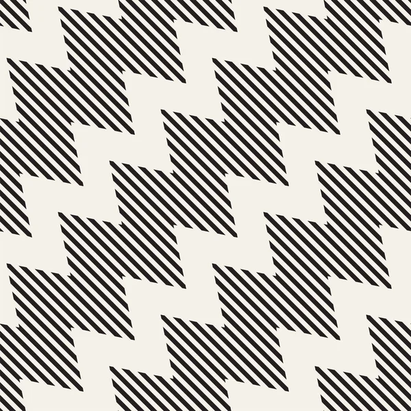 ベクターのシームレスなジグザグ線のパターン。抽象的なスタイリッシュな幾何学的な背景。繰り返しの格子の背景 — ストックベクタ