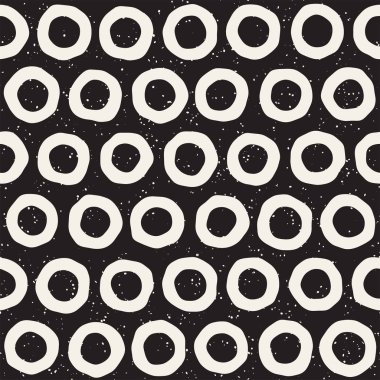 Elle çizilmiş çizgiler seamless grungy modeli. Siyah ve beyaz soyut geometrik Yinelenen doku.