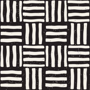 Elle çizilmiş sorunsuz yinelenen desen fayans hatları ile. Grungy freehand arka plan dokusu.