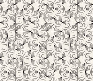 Vektör kusursuz desen. Modern stil soyut doku. Tekrarlanan geometrik fayanslar