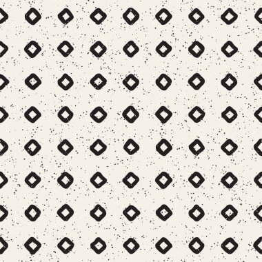 Elle çizilmiş stil etnik seamless modeli. Siyah ve beyaz soyut grungy geometrik arka plan.
