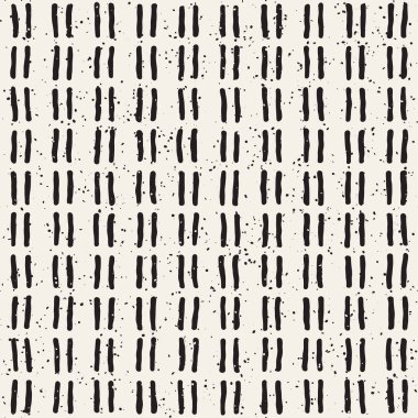 Elle çizilmiş stil etnik seamless modeli. Siyah ve beyaz soyut grungy geometrik arka plan.