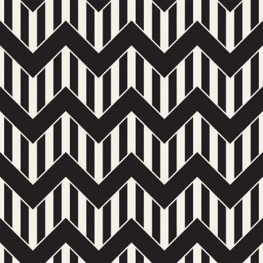 Vektör sorunsuz zikzak çizgi deseni. Şık geometrik arka plan. Yinelenen kafes arka plan