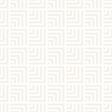 Vektörsüz ince çizgiler mozaik desen. Modern stil soyut doku. Tekrarlanan geometrik fayanslar