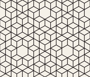 Vektör kusursuz desen. Modern stil soyut doku. Tekrarlanan geometrik fayanslar