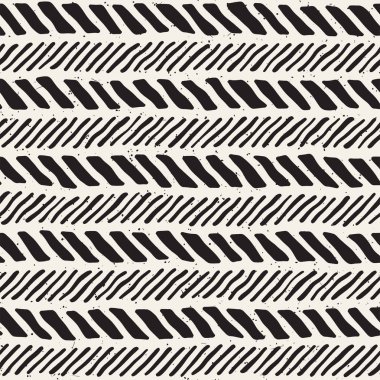 Basit mürekkep geometrik desen. Tek renkli siyah ve beyaz konturlar arka plan. Tasarımınız için çizilen mürekkep doku el