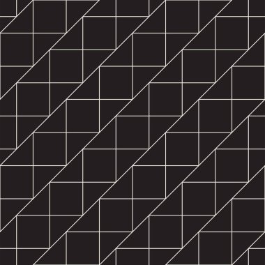 Vektör kusursuz desen. Modern stil soyut doku. Çizgili elementten geometrik fayanslar tekrarlanıyor
