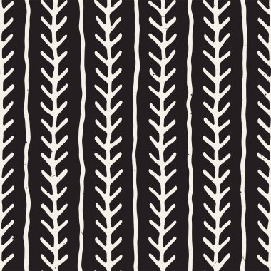 Basit mürekkep geometrik desen. Tek renkli siyah ve beyaz konturlar arka plan. Senin tasarı için doku fırça mürekkep el çekilmiş