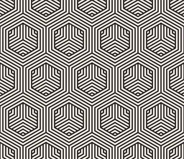 Vektör kusursuz desen. Modern stil soyut doku. Çizgili elementten geometrik fayanslar tekrarlanıyor