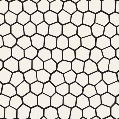 Sorunsuz düzensiz satırları mozaik desen vektör. Soyut kaotik mozaik doku