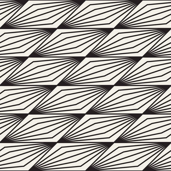 Vektor sömlös elegant mönster. Geometrisk randig prydnad. Optisk illusion tunna linjer bakgrund. — Stock vektor