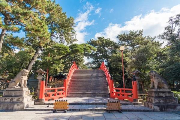 Taiko Bashi (davul köprü), Sumiyoshi Grand Tapınak Osaka, Japonya