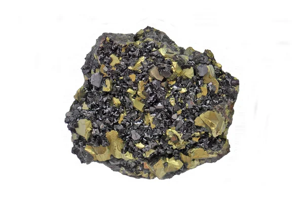 Aglomerado bornite e tetraedrita — Fotografia de Stock