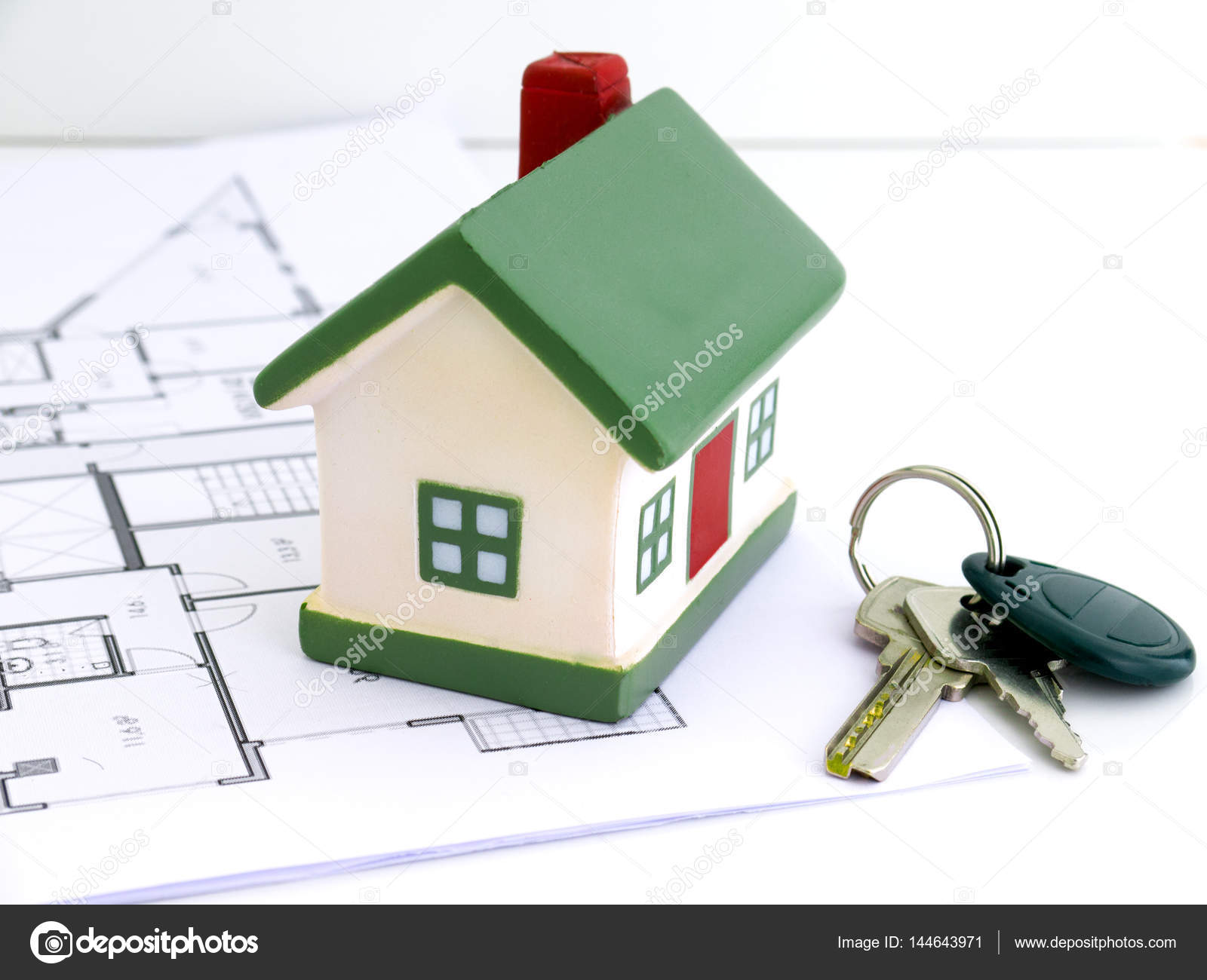 Miniature Houses Mortgage And Real Estate Investment Or Property