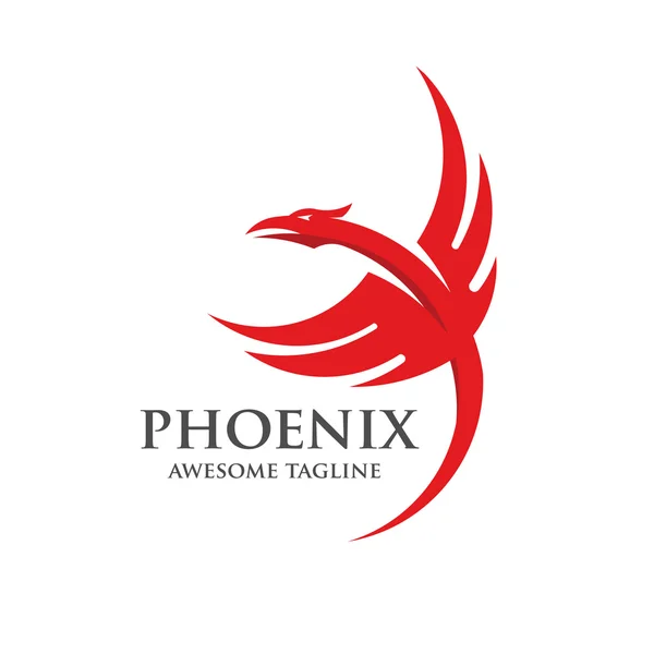 Logo konsultasi phoenix - Stok Vektor