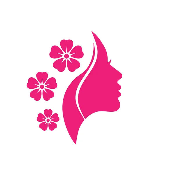 Skönhetssalong logotyp — Stock vektor