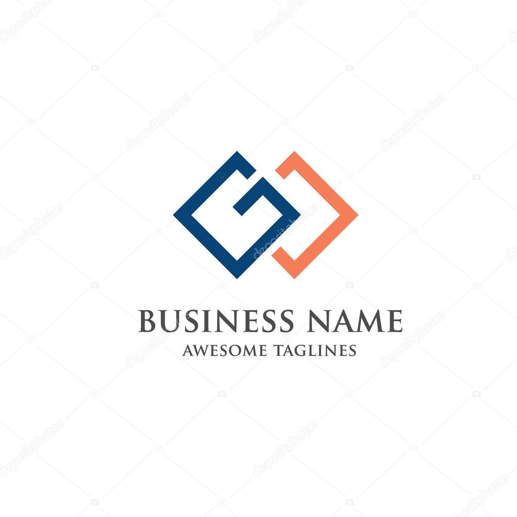 GW letter logo design vector illustration template, G letter logo vector, letter g and w logo vector, creative GW letter logo