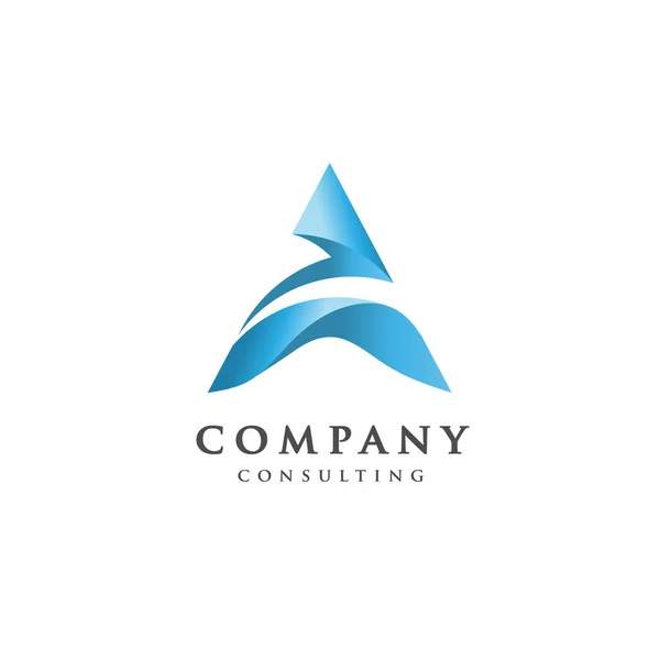 Creative letter A logo — Stock Vector