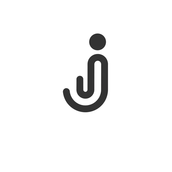 J betűvel logó — Stock Vector