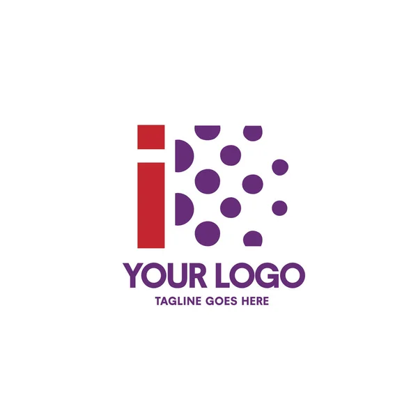 Carta creativa i logo — Vector de stock