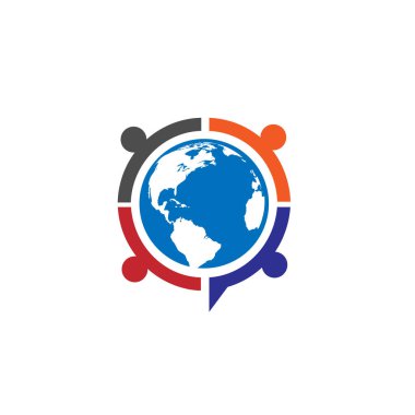 İnsanlar birlik kelime çevresinde