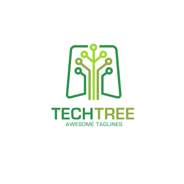 tech tree logo concept