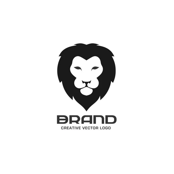 Φορέας λογότυπου κεφαλής λιονταριού — Διανυσματικό Αρχείο