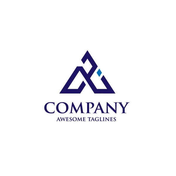Carta AI logotipo vetor de design —  Vetores de Stock