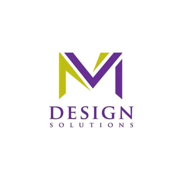 Letter M logo vector illustratie — Stockvector