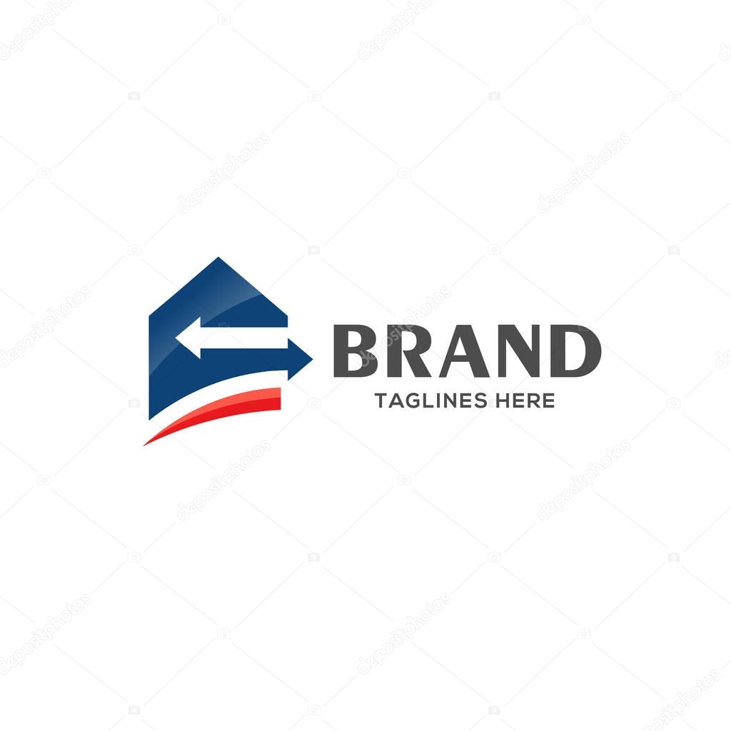 home loan logo, Real estate vector logo