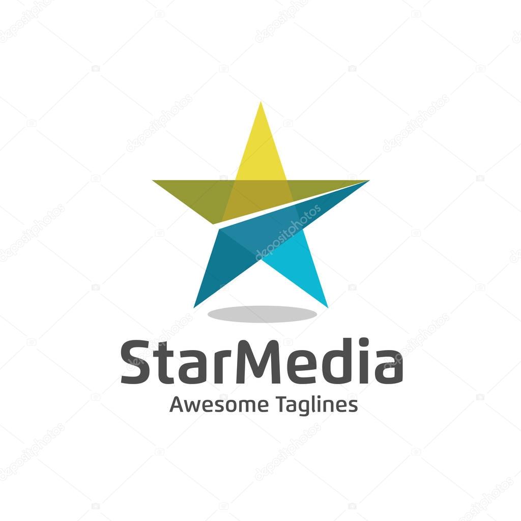 Star color vector logo,Star color icon, star rating, rank. Star astrology symbol. Star icon logotype. Sport star logo. Astronomy star logo