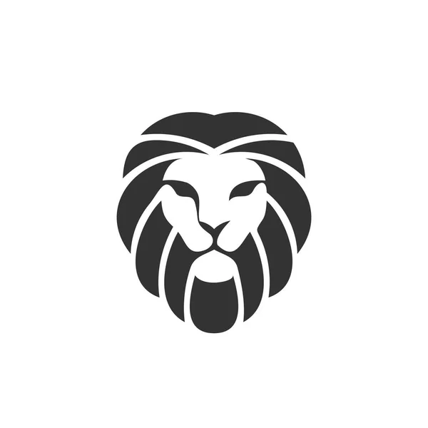 Lion logo design template — Stock Vector