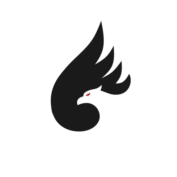 Concepto de logo phoenix — Vector de stock