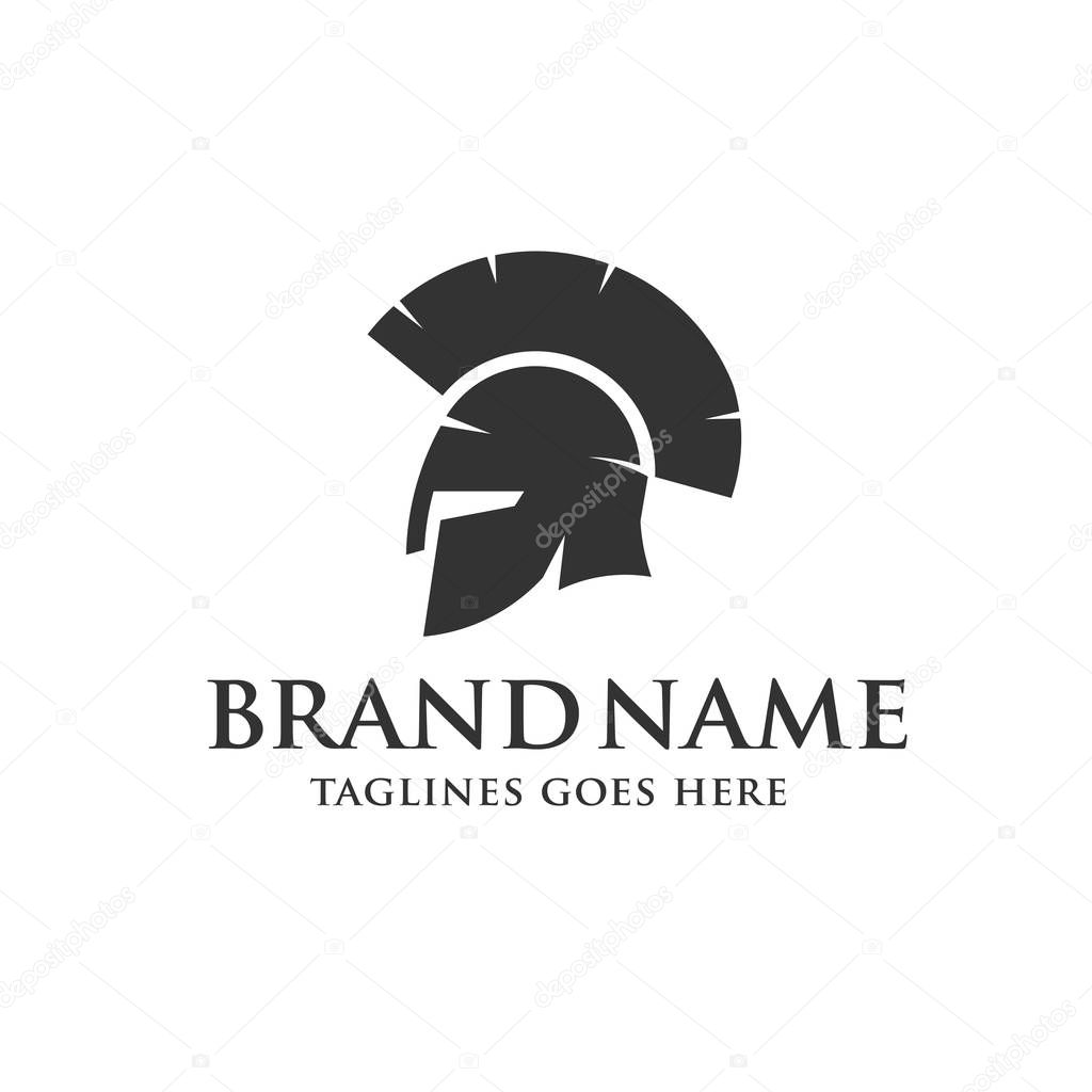 Spartan helmet logo