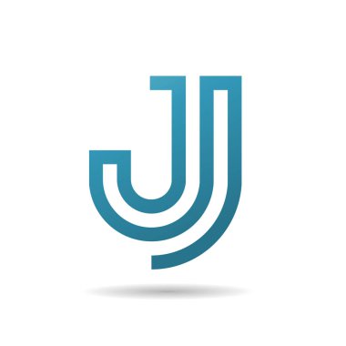 J harfi yaratıcı Logo