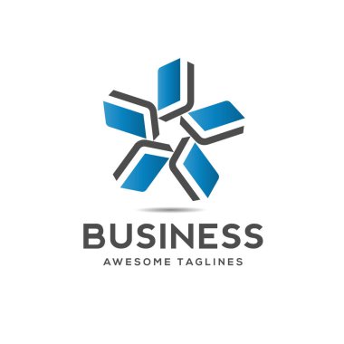 Kitap yıldız logo vektör tasarımı