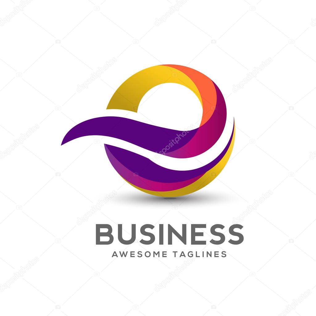 Letter E Colorful Logo Design Vector. Creative letter E Rainbow Gradient logo concept Illustration.